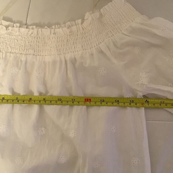 Active USA Off the Shoulder Lace Crop Top Size S - Picture 4 of 9